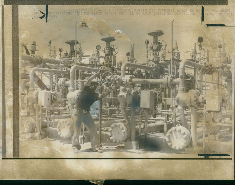 Iran: Kharg. - Vintage Photograph