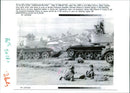 Yugoslavia: tank crews relax in kosovo . - Vintage Photograph