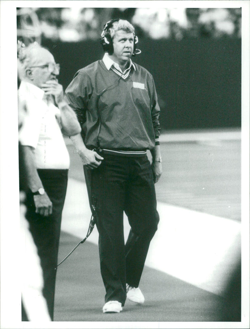 Bill Parcells American football coach - Vintage Photograph