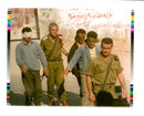 Israeli soldiers lead three blindfolded Palestinians - Vintage Photograph