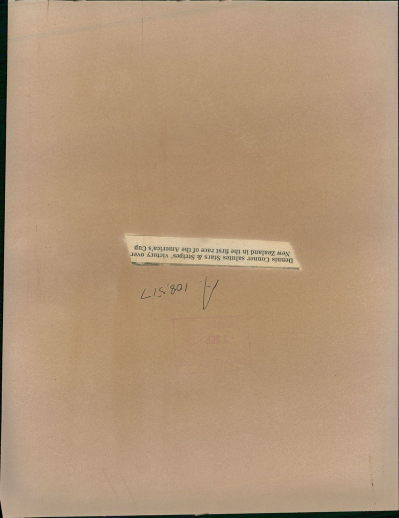 Dennis conner. - Vintage Photograph