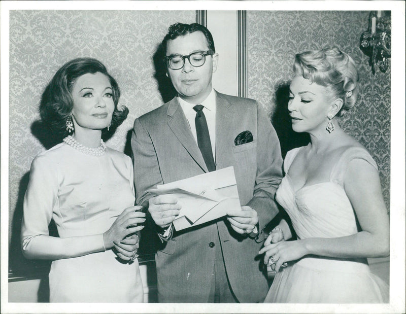 Constance Bennett with Lana Turner - Vintage Photograph