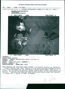 West Bank:An Israeli soldier shoves a Israeli settler. - Vintage Photograph