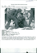 West Bank:Palestinian TV cameraman Iman Tawil. - Vintage Photograph