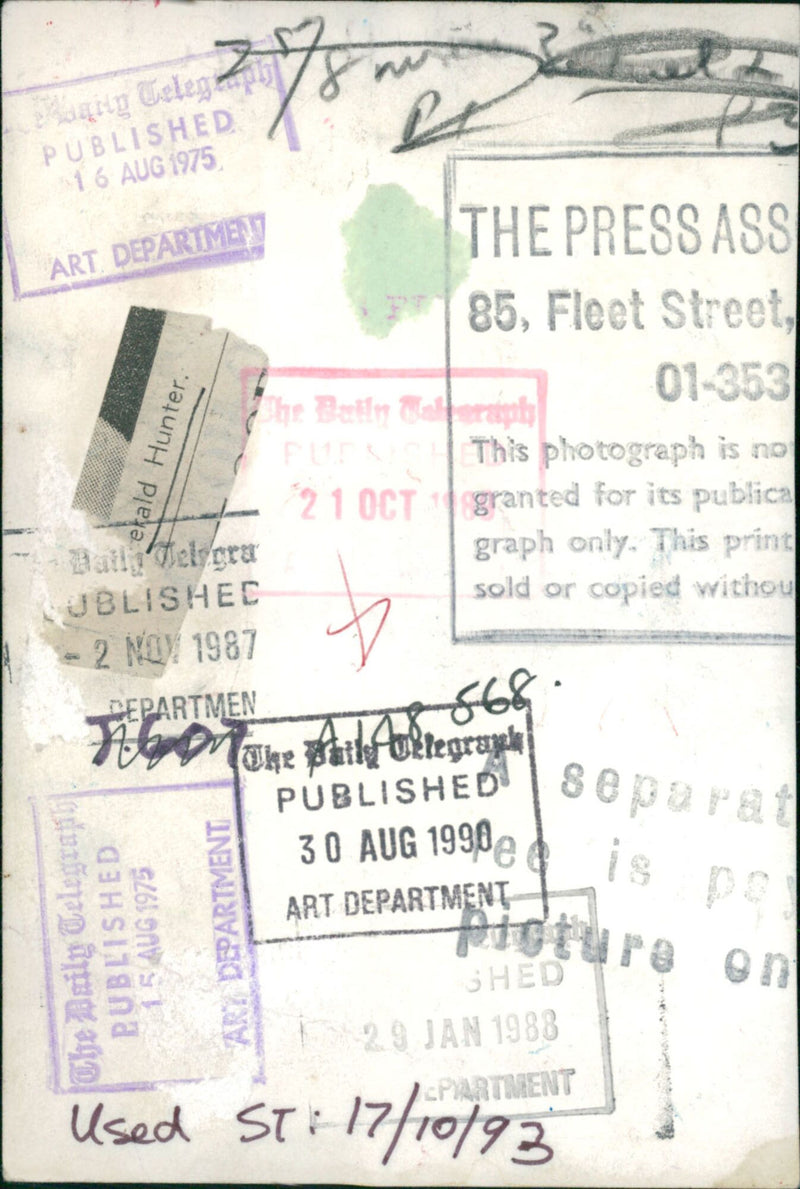 Herald Hunter. - Vintage Photograph