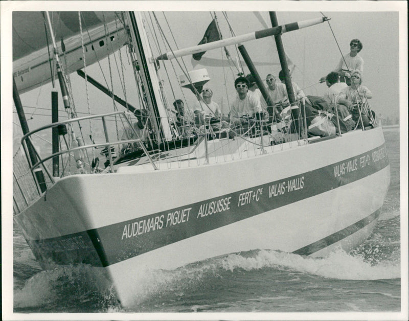 UBS Switzerland Yacht - Vintage Photograph