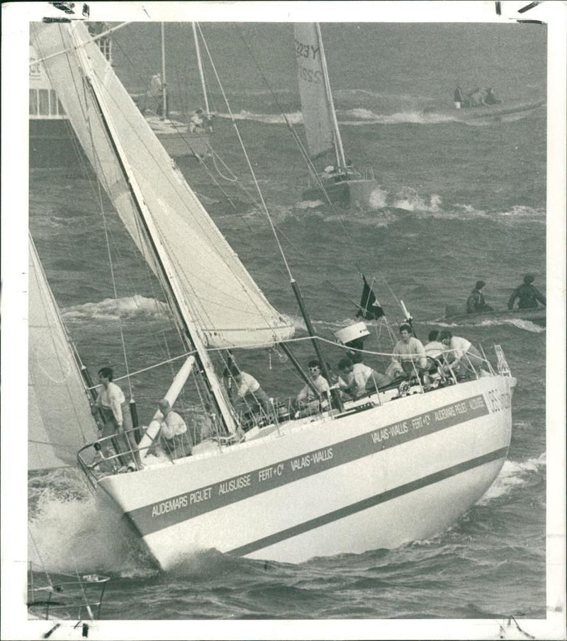 UBS Switzerland Yacht - Vintage Photograph