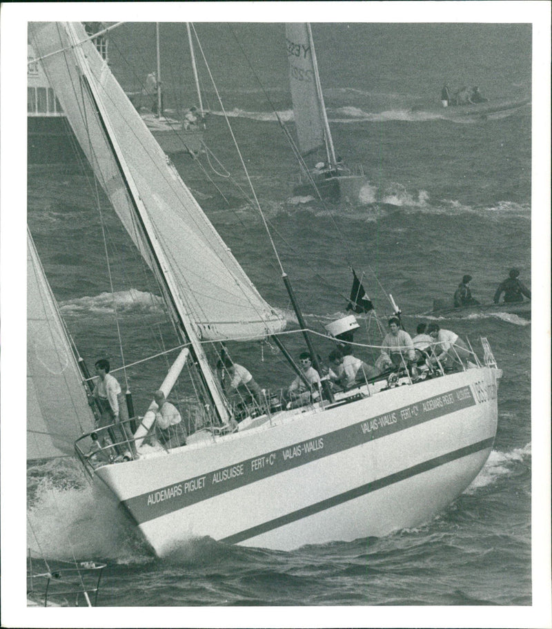 UBS Switzerland Yacht - Vintage Photograph