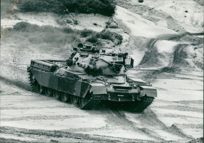 Chieftan main battle tank. - Vintage Photograph