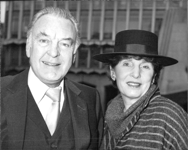 Donald Sinden with his wife - Vintage Photograph