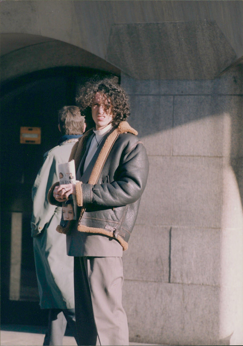 Yousef Ghida-Private detective of murder case Rajitth Samarasinghe - Vintage Photograph