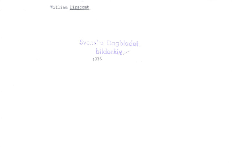 William Lipscomb receives the Nobel Prize by King Carl XVI Gustaf in Stockholm Concert Hall - Vintage Photograph