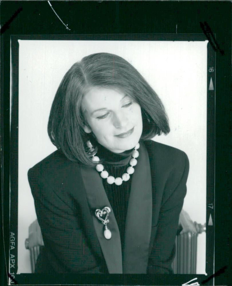 Josephine Hart Irish writer. - Vintage Photograph