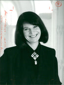 Josephine Hart Irish writer. - Vintage Photograph