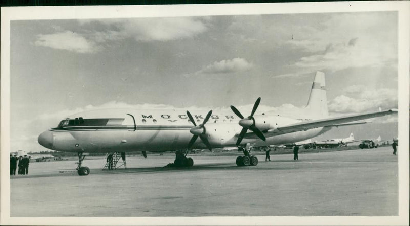 Ilyushin Aircraft:New Russian turboprop. - Vintage Photograph