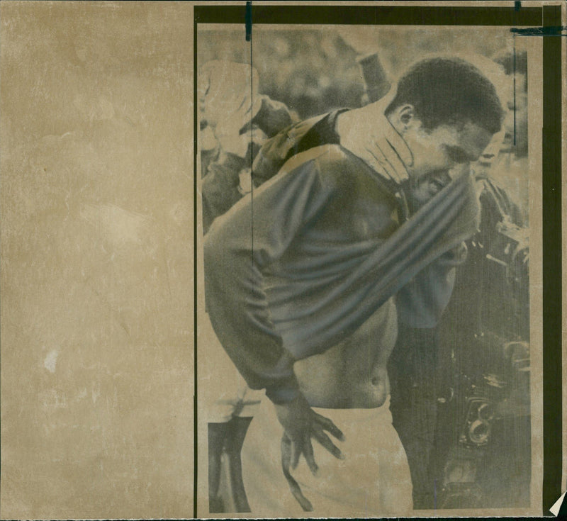 Eusébio Footballer. - Vintage Photograph