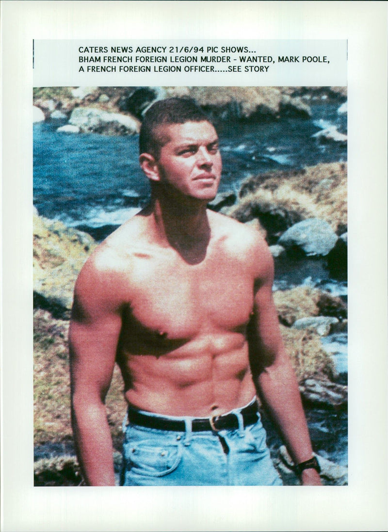 Wanted Mark Poole because of the murder to her ex girlfriend Cameron lesley anne. - Vintage Photograph