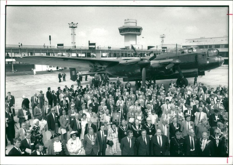 The only surviving Lancaster bomber. - Vintage Photograph