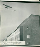 A Lancaster and a Spitfire. - Vintage Photograph