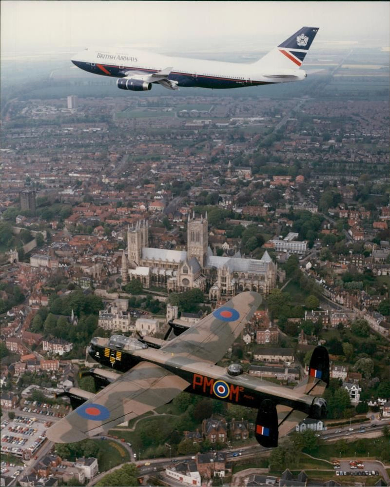 Cities of Lincoln. - Vintage Photograph