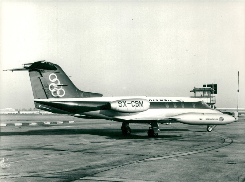 Aircraft Learjet. - Vintage Photograph