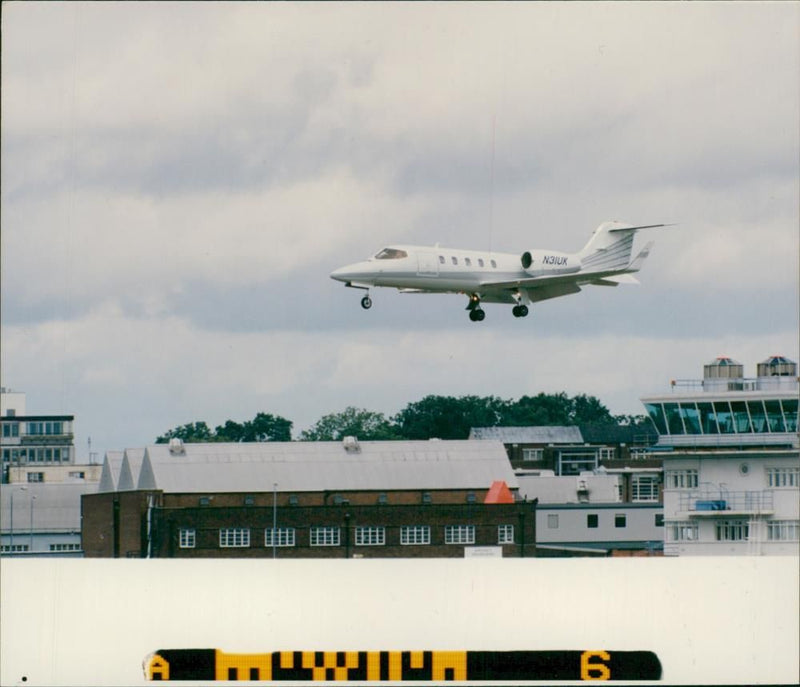 Aircraft Learjet. - Vintage Photograph