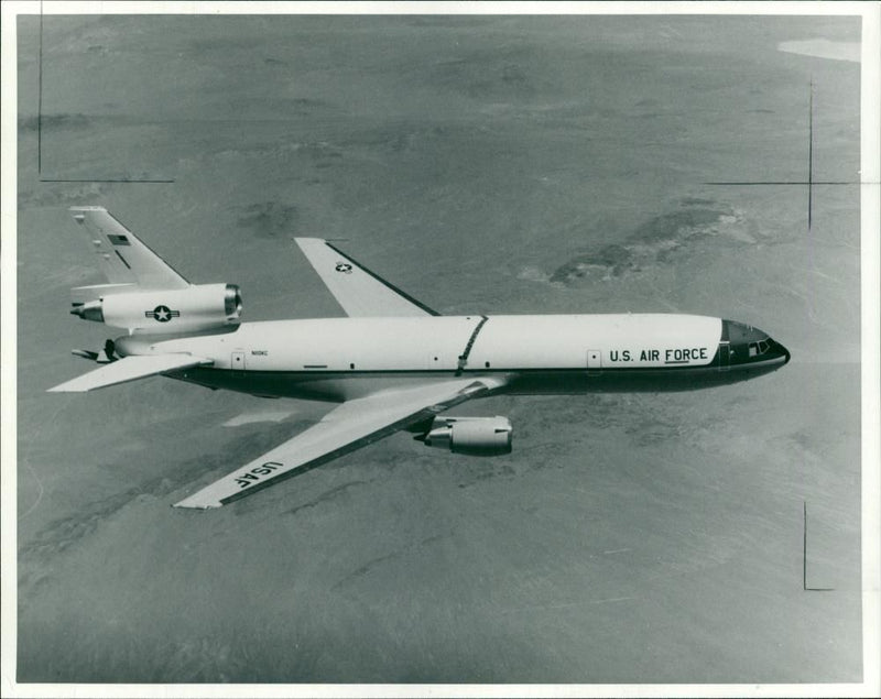 Mcdonnell Douglas Aircraft.The first Usaf mc donell douglas. - Vintage Photograph