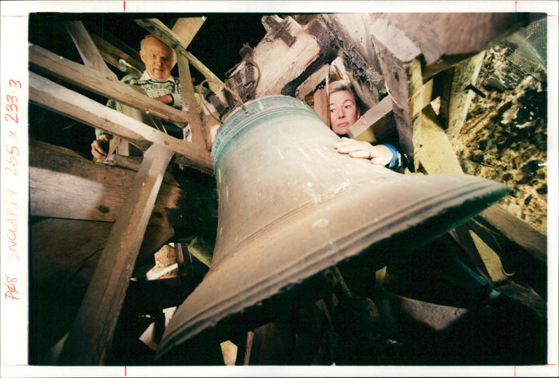 Bell Musical instrument:Dennis ball and jane boucher. - Vintage Photograph