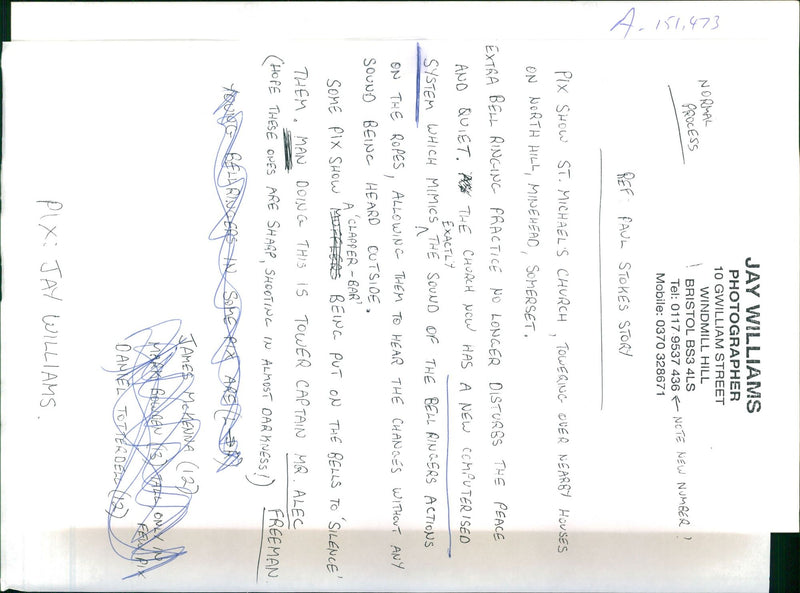 Bell Musical instrument: - Vintage Photograph