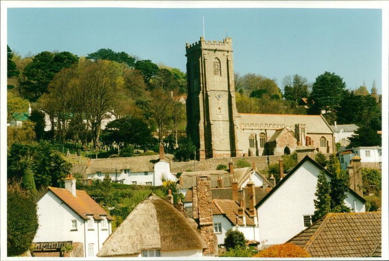 Bell Musical instrument:St Michaels Church. - Vintage Photograph