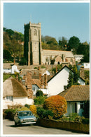 Bell Musical instrument:St michaels church. - Vintage Photograph