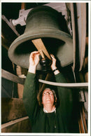 Bell Musical instrument:Mr Alec Freeman. - Vintage Photograph