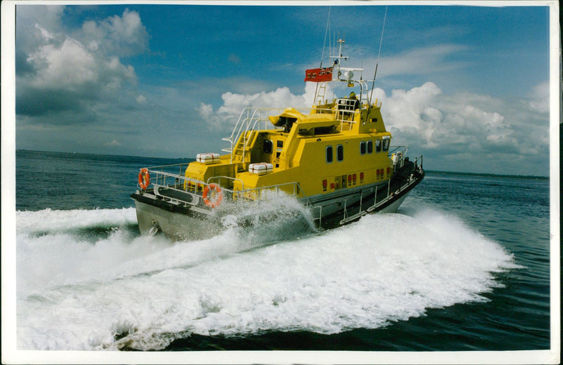 Lifeboat Shipboard: - Vintage Photograph