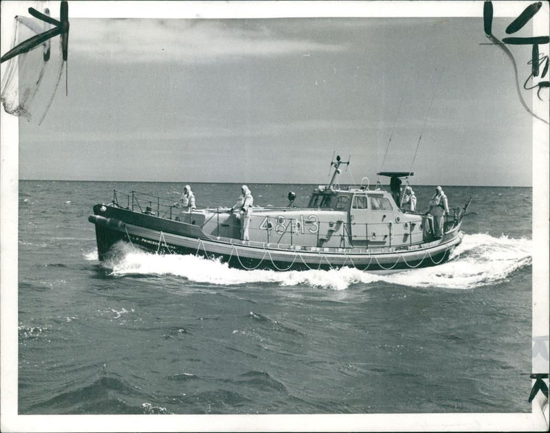 Lifeboat Shipboard:The L.S.D of lifeboats. - Vintage Photograph