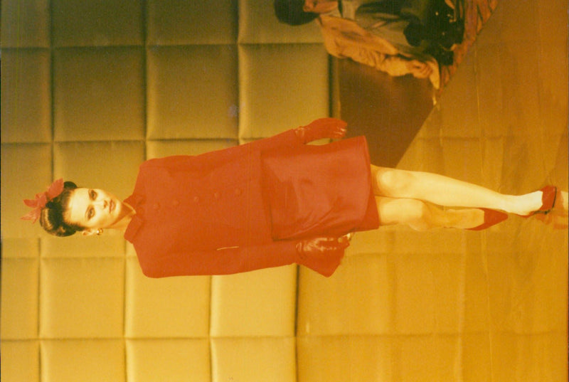 Fashion:Valentino continues his theme. - Vintage Photograph