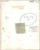 Emma Krikler re enacting yesterday the last known movements on Good friday of Shani Warren. - Vintage Photograph