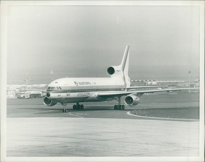 Lockheed L-1011 TriStar at Paris Air Show - Vintage Photograph