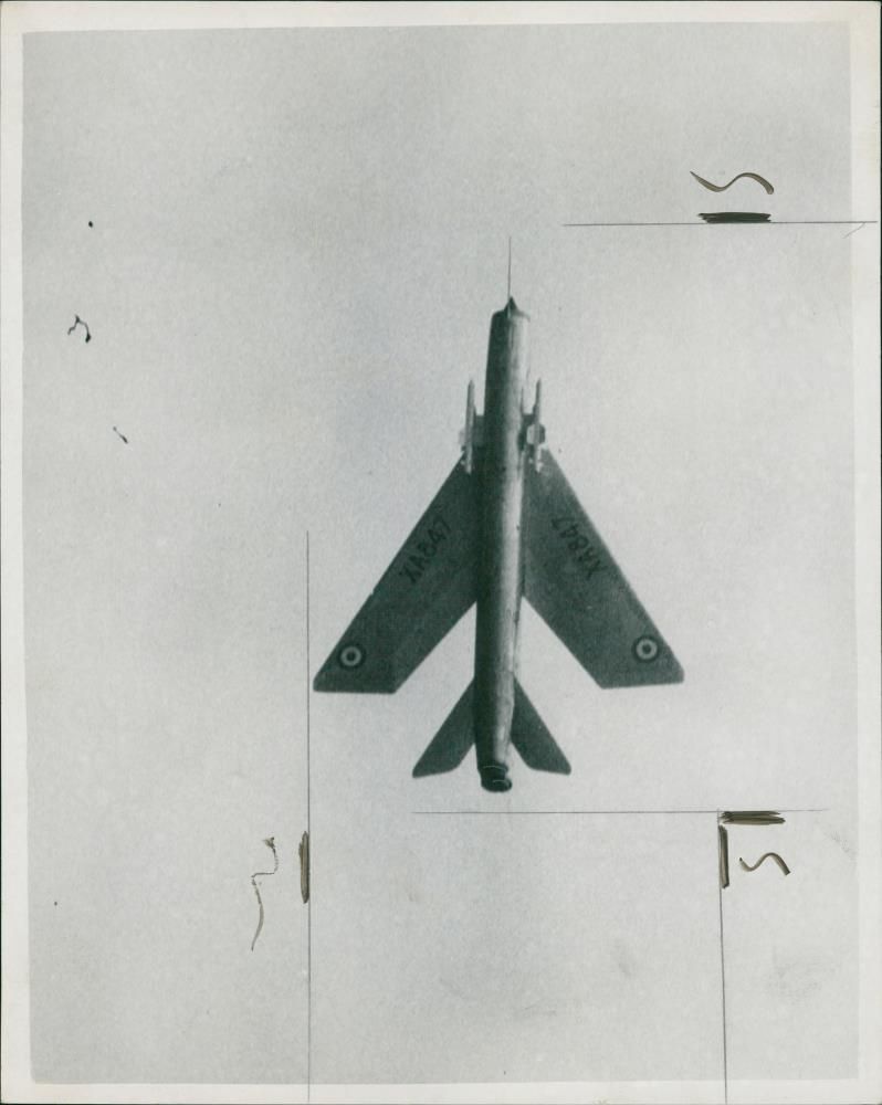 Lightning Strike On Aircraft:After the ceremony. - Vintage Photograph