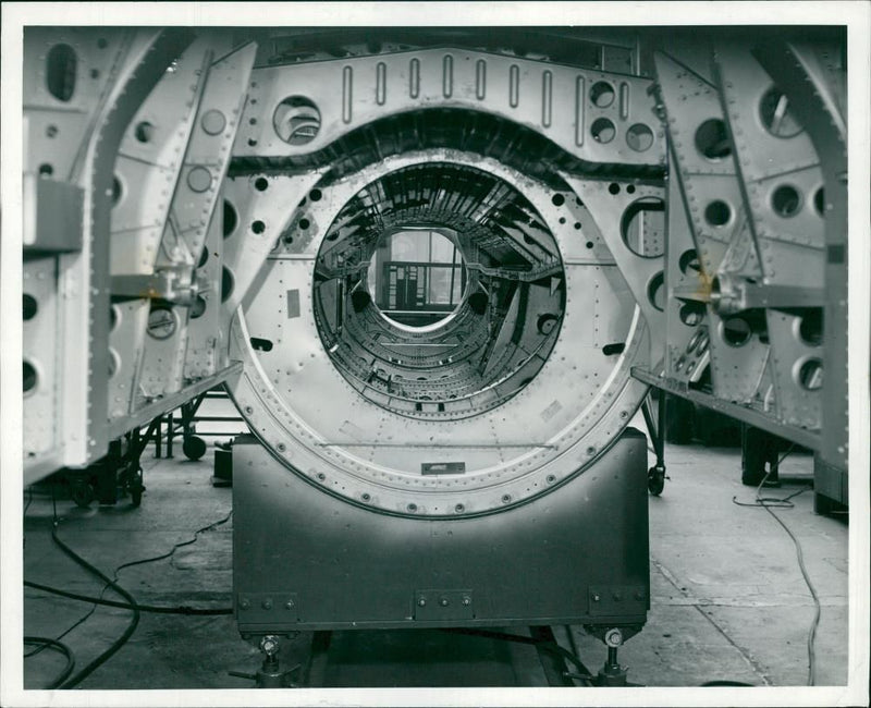 Lightning Strike On Aircraft:Britains first supersonic. - Vintage Photograph