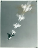 Lightning Strike On Aircraft:Phantoms in sky as guns open fire. - Vintage Photograph