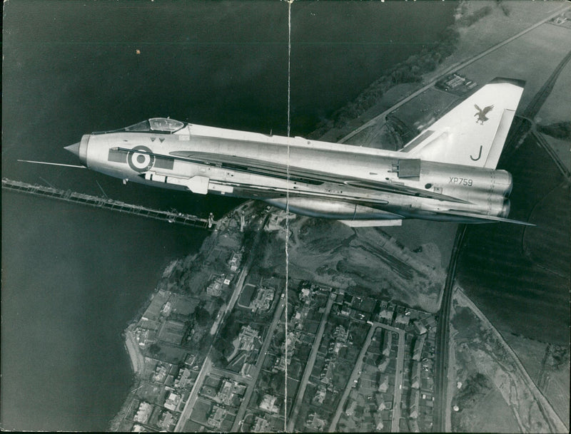 Lightning Strike On Aircraft:Supersonic deterrent of the skies. - Vintage Photograph