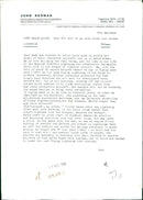 Lightning Strike On Aircraft: - Vintage Photograph