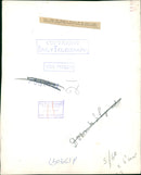 Lightning Strike On Aircraft: - Vintage Photograph