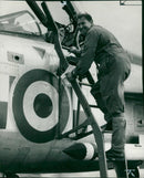 Lightning Strike On Aircraft: - Vintage Photograph