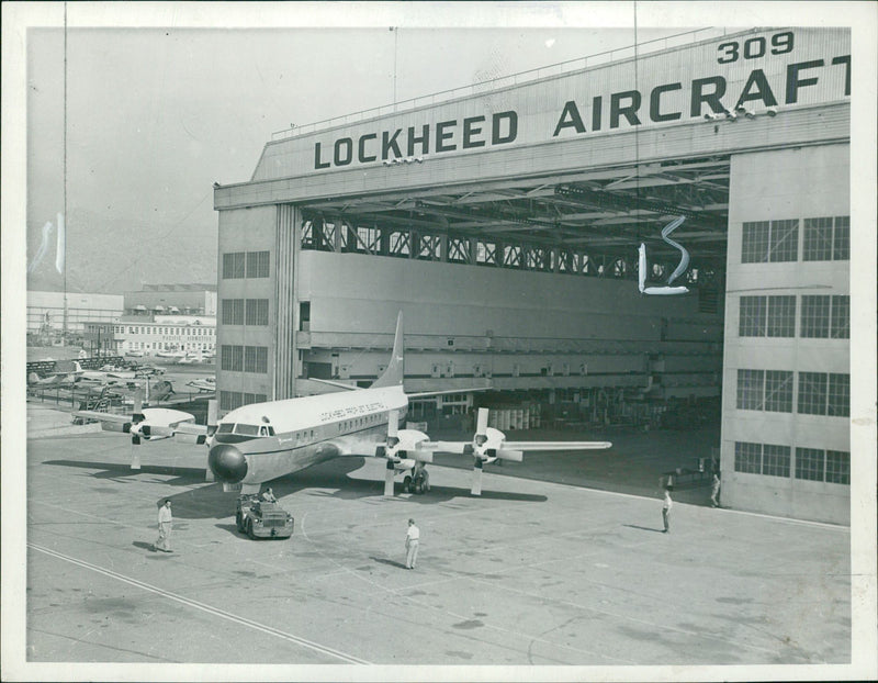 The Lockheed Electra airliner. - Vintage Photograph