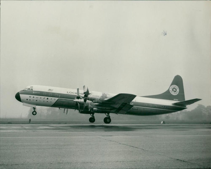 The Lockheed Electra airliner. - Vintage Photograph