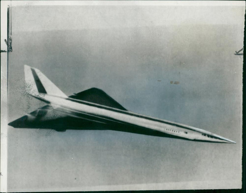 Aircraft: Lockheed Double Delta. - Vintage Photograph