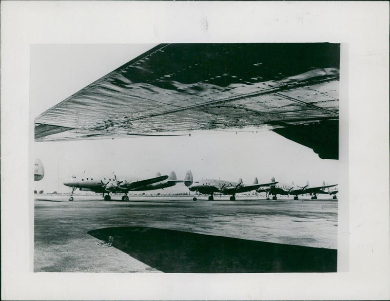 Aircraft: Lockheed Constellations. - Vintage Photograph