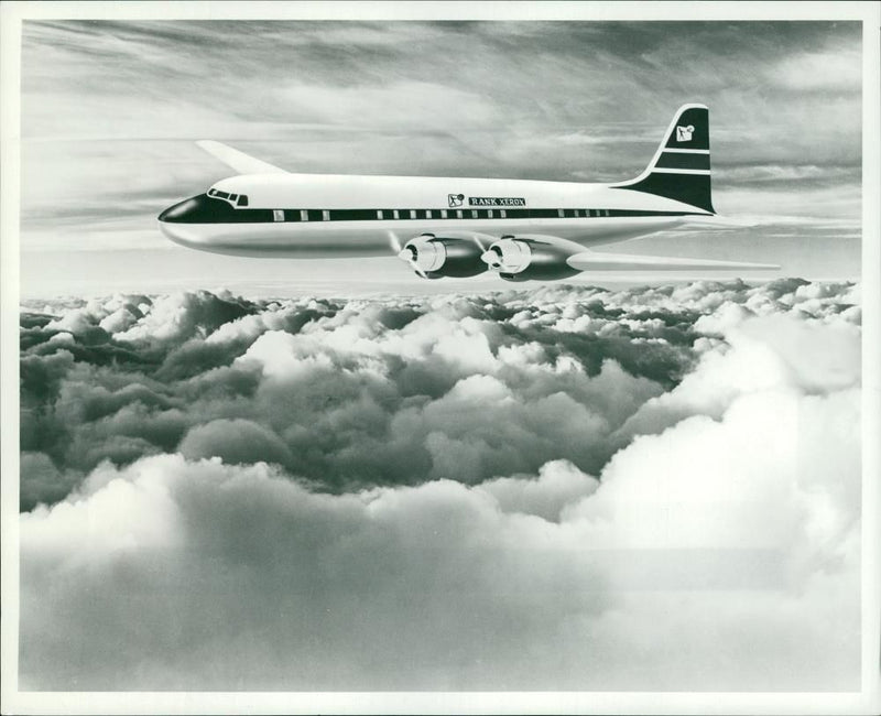 DC-7 Aircraft - Vintage Photograph