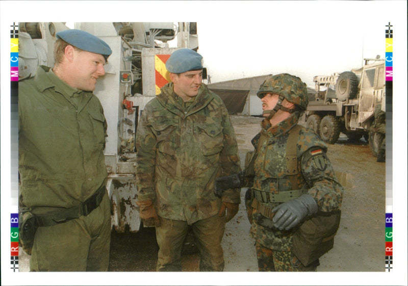 Bosnian War Armed conflict: - Vintage Photograph